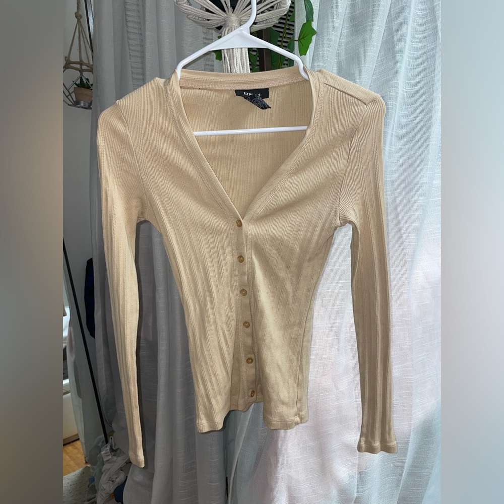 Small Long sleeve button up sweater